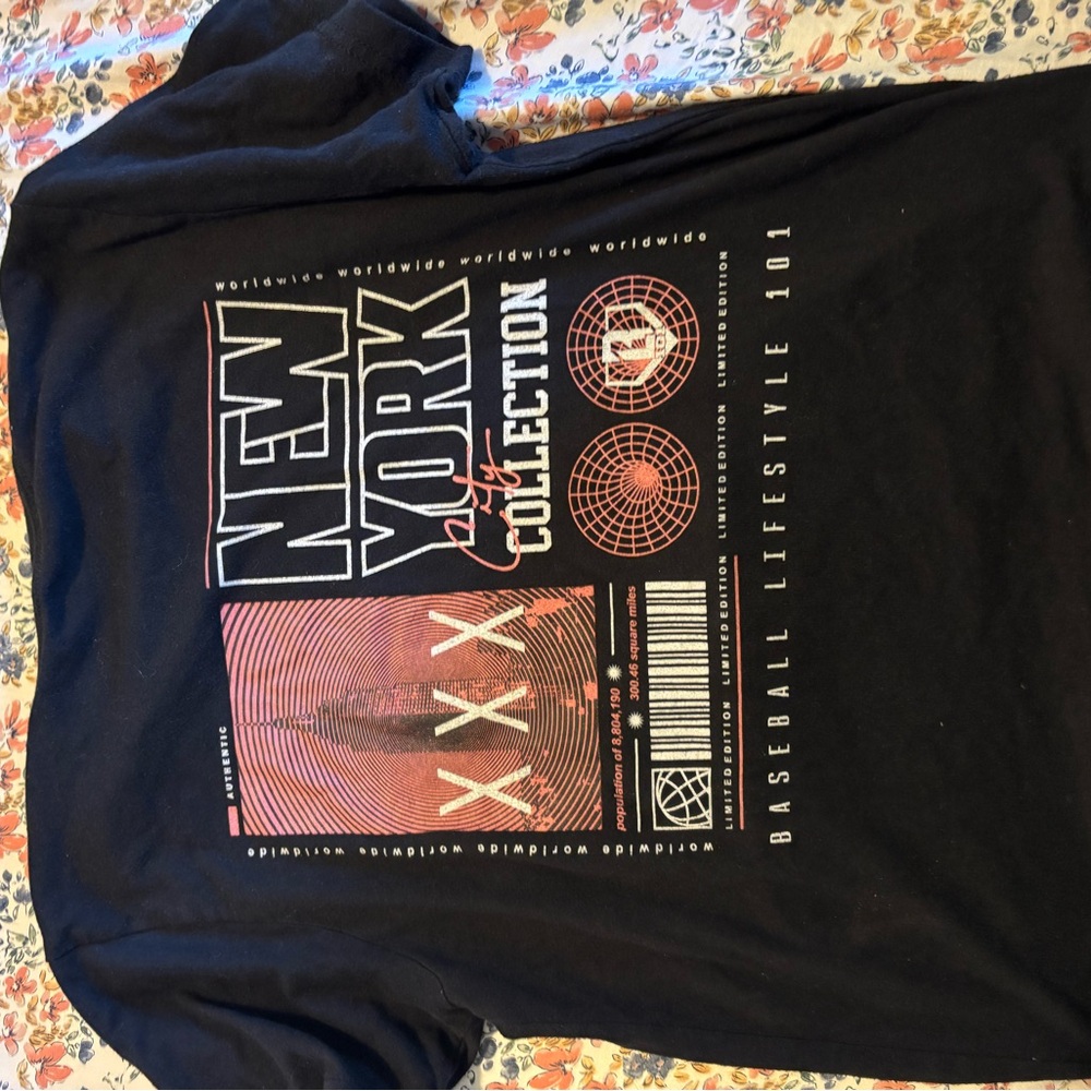 BL 101 New York Graphic Kids Black T-Shirt